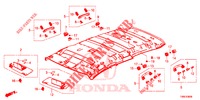 DACHVERKLEIDUNG  für Honda CIVIC TOURER 1.8 EXECUTIVE 5 Türen 6 gang-Schaltgetriebe 2015