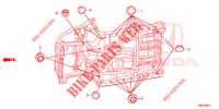 GUMMITUELLE (INFERIEUR) für Honda CIVIC TOURER 1.8 EXECUTIVE 5 Türen 6 gang-Schaltgetriebe 2015