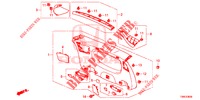 HECKKLAPPENVERKLEIDUNG/ TAFELVERKLEIDUNG, HINTEN(2D)  für Honda CIVIC TOURER 1.8 EXECUTIVE 5 Türen 6 gang-Schaltgetriebe 2015