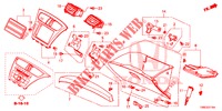 INSTRUMENT, ZIERSTUECK (COTE DE PASSAGER) (LH) für Honda CIVIC TOURER 1.8 EXECUTIVE 5 Türen 6 gang-Schaltgetriebe 2015