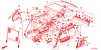 KOFFERRAUM SEITENVERKL.  für Honda CIVIC TOURER 1.8 EXECUTIVE 5 Türen 6 gang-Schaltgetriebe 2015