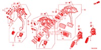 PEDAL (LH) für Honda CIVIC TOURER 1.8 EXECUTIVE 5 Türen 6 gang-Schaltgetriebe 2015