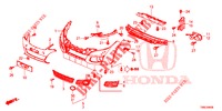 VORDERE STOSSFAENGER  für Honda CIVIC TOURER 1.8 EXECUTIVE 5 Türen 6 gang-Schaltgetriebe 2015