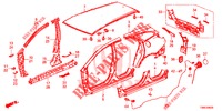 AUSSENBLECHE/TAFEL, HINTEN  für Honda CIVIC TOURER 1.8 EXECUTIVE 5 Türen 5 gang automatikgetriebe 2015