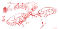 EMBLEME/WARNETIKETTEN  für Honda CIVIC TOURER 1.8 EXECUTIVE 5 Türen 5 gang automatikgetriebe 2015