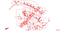 HECKKLAPPENVERKLEIDUNG/ TAFELVERKLEIDUNG, HINTEN(2D)  für Honda CIVIC TOURER 1.8 EXECUTIVE 5 Türen 5 gang automatikgetriebe 2015