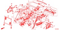KOFFERRAUM SEITENVERKL.  für Honda CIVIC TOURER 1.8 EXECUTIVE 5 Türen 5 gang automatikgetriebe 2015