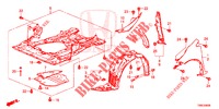 KOTFLUEGEL, VORNE  für Honda CIVIC TOURER 1.8 EXECUTIVE 5 Türen 5 gang automatikgetriebe 2015
