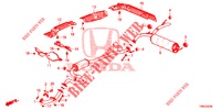 AUSPUFFROHR/SCHALLDAEMPFER (PGM FI)  für Honda CIVIC TOURER 1.8 LIFESTYLE 5 Türen 6 gang-Schaltgetriebe 2015