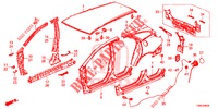AUSSENBLECHE/TAFEL, HINTEN  für Honda CIVIC TOURER 1.8 LIFESTYLE 5 Türen 6 gang-Schaltgetriebe 2015