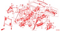 KOFFERRAUM SEITENVERKL.  für Honda CIVIC TOURER 1.8 LIFESTYLE 5 Türen 6 gang-Schaltgetriebe 2015