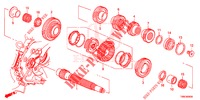 NEBENWELLE  für Honda CIVIC TOURER 1.8 LIFESTYLE 5 Türen 6 gang-Schaltgetriebe 2015
