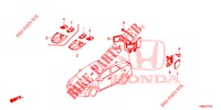 RADAR  für Honda CIVIC TOURER 1.8 LIFESTYLE 5 Türen 6 gang-Schaltgetriebe 2015