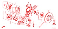 VORDERRADBREMSE  für Honda CIVIC TOURER 1.8 LIFESTYLE 5 Türen 6 gang-Schaltgetriebe 2015