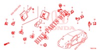 EINPARKSENSOR  für Honda CIVIC TOURER 1.8 LIFESTYLE 5 Türen 5 gang automatikgetriebe 2015