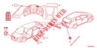 EMBLEME/WARNETIKETTEN  für Honda CIVIC TOURER 1.8 LIFESTYLE 5 Türen 5 gang automatikgetriebe 2015