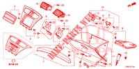 INSTRUMENT, ZIERSTUECK (COTE DE PASSAGER) (LH) für Honda CIVIC TOURER 1.8 LIFESTYLE 5 Türen 5 gang automatikgetriebe 2015