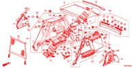 KOFFERRAUM SEITENVERKL.  für Honda CIVIC TOURER 1.8 LIFESTYLE 5 Türen 5 gang automatikgetriebe 2015