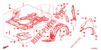 KOTFLUEGEL, VORNE  für Honda CIVIC TOURER 1.8 LIFESTYLE 5 Türen 5 gang automatikgetriebe 2015