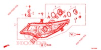 SCHEINWERFER  für Honda CIVIC TOURER 1.8 LIFESTYLE 5 Türen 5 gang automatikgetriebe 2015