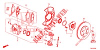 VORDERRADBREMSE  für Honda CIVIC TOURER 1.8 LIFESTYLE 5 Türen 5 gang automatikgetriebe 2015