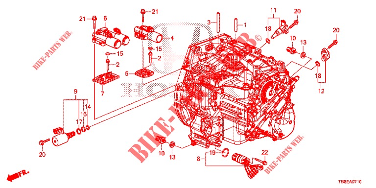 SPUELREGLER MAGNETVENTIL VENTIL('94,'95)  für Honda CIVIC TOURER 1.8 LIFESTYLE 5 Türen 5 gang automatikgetriebe 2015
