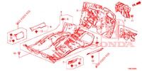 BODENMATTE/ISOLATOR  für Honda CIVIC TOURER DIESEL 1.6 STYLE NAVI 5 Türen 6 gang-Schaltgetriebe 2016