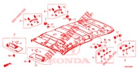DACHVERKLEIDUNG  für Honda CIVIC TOURER DIESEL 1.6 STYLE NAVI 5 Türen 6 gang-Schaltgetriebe 2016