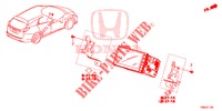 EINBAUSATZ F. RNS2  für Honda CIVIC TOURER DIESEL 1.6 STYLE NAVI 5 Türen 6 gang-Schaltgetriebe 2016