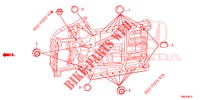 GUMMITUELLE (INFERIEUR) für Honda CIVIC TOURER DIESEL 1.6 STYLE NAVI 5 Türen 6 gang-Schaltgetriebe 2016