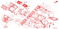INSTRUMENT, ZIERSTUECK (COTE DE PASSAGER) (LH) für Honda CIVIC TOURER DIESEL 1.6 STYLE NAVI 5 Türen 6 gang-Schaltgetriebe 2016