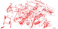 KOFFERRAUM SEITENVERKL.  für Honda CIVIC TOURER DIESEL 1.6 STYLE NAVI 5 Türen 6 gang-Schaltgetriebe 2016