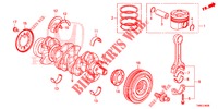 KURBELWELLE/KOLBEN (DIESEL) für Honda CIVIC TOURER DIESEL 1.6 STYLE NAVI 5 Türen 6 gang-Schaltgetriebe 2016