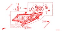 SCHEINWERFER  für Honda CIVIC TOURER DIESEL 1.6 STYLE NAVI 5 Türen 6 gang-Schaltgetriebe 2016