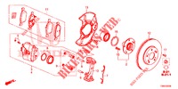 VORDERRADBREMSE  für Honda CIVIC TOURER DIESEL 1.6 STYLE NAVI 5 Türen 6 gang-Schaltgetriebe 2016