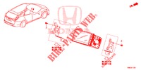 EINBAUSATZ F. RNS2  für Honda CIVIC TOURER DIESEL 1.6 EXECUTIVE 5 Türen 6 gang-Schaltgetriebe 2016