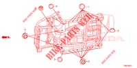 GUMMITUELLE (INFERIEUR) für Honda CIVIC TOURER DIESEL 1.6 EXECUTIVE 5 Türen 6 gang-Schaltgetriebe 2016