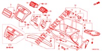 INSTRUMENT, ZIERSTUECK (COTE DE PASSAGER) (LH) für Honda CIVIC TOURER DIESEL 1.6 EXECUTIVE 5 Türen 6 gang-Schaltgetriebe 2016