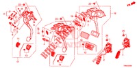 PEDAL (LH) für Honda CIVIC TOURER DIESEL 1.6 EXECUTIVE 5 Türen 6 gang-Schaltgetriebe 2016
