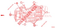 GUMMITUELLE (INFERIEUR) für Honda CIVIC TOURER DIESEL 1.6 S 5 Türen 6 gang-Schaltgetriebe 2016