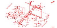 KUEHLERSCHLAUCH/RESERVETANK (DIESEL) für Honda CIVIC TOURER DIESEL 1.6 S 5 Türen 6 gang-Schaltgetriebe 2016