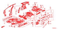 BODEN/INNENBLECHE  für Honda CIVIC TOURER 1.8 COMFORT 5 Türen 6 gang-Schaltgetriebe 2016