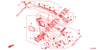 HECKKLAPPENVERKLEIDUNG/ TAFELVERKLEIDUNG, HINTEN(2D)  für Honda CIVIC TOURER 1.8 COMFORT 5 Türen 6 gang-Schaltgetriebe 2016