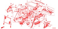 KOFFERRAUM SEITENVERKL.  für Honda CIVIC TOURER 1.8 COMFORT 5 Türen 6 gang-Schaltgetriebe 2016