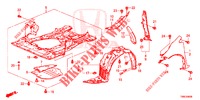KOTFLUEGEL, VORNE  für Honda CIVIC TOURER 1.8 COMFORT 5 Türen 6 gang-Schaltgetriebe 2016