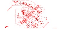 HECKKLAPPENVERKLEIDUNG/ TAFELVERKLEIDUNG, HINTEN(2D)  für Honda CIVIC TOURER 1.8 EXECUTIVE NAVI 5 Türen 5 gang automatikgetriebe 2016