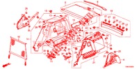 KOFFERRAUM SEITENVERKL.  für Honda CIVIC TOURER 1.8 EXECUTIVE NAVI 5 Türen 5 gang automatikgetriebe 2016