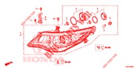 SCHEINWERFER  für Honda CIVIC TOURER 1.8 EXECUTIVE NAVI 5 Türen 5 gang automatikgetriebe 2016