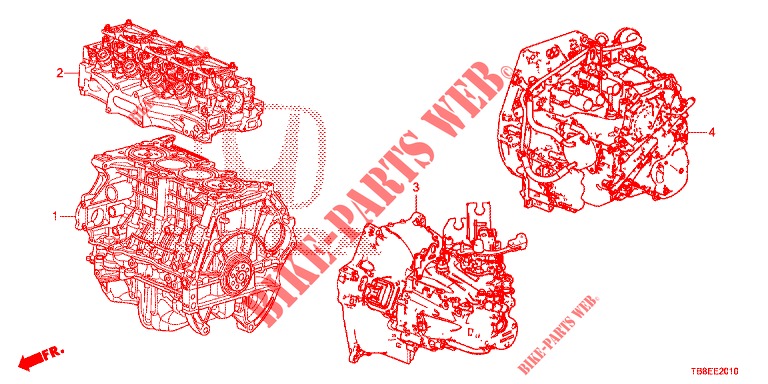 DICHTUNG SATZ/MOTOREINHEIT/GETRIEBE KOMPL.  für Honda CIVIC TOURER 1.8 EXECUTIVE NAVI 5 Türen 5 gang automatikgetriebe 2016