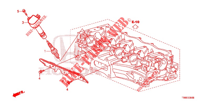 STOPFENOEFFNUNGS SPULE  für Honda CIVIC TOURER 1.8 EXECUTIVE NAVI 5 Türen 5 gang automatikgetriebe 2016